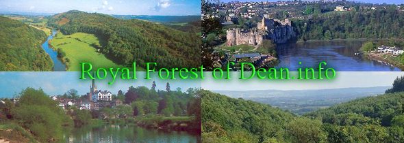 Tourist Information and Travel Destination Guide to Royal Forest of Dean, Wye Valley, Vale of Leadon and the Severn Vale, Herefordshire and Monmouthshire including places to visit and accommodation in hotels, bed and breakfast (b&b), Inns and Pubs, Self-Catering Holiday Cottages, Caravan and Camping