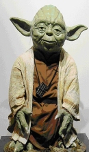 Yoda from the Star Wars trilogy