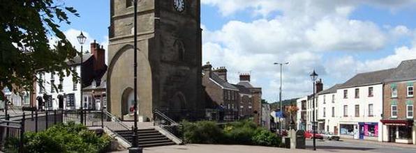 Coleford Town Centre in the Royal Forest of Dean