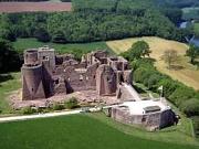 Goodrich Castle in the English county of Herefordshire